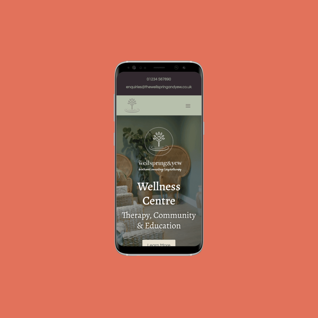 Mobile WordPress Website Development for The Wellspring & You