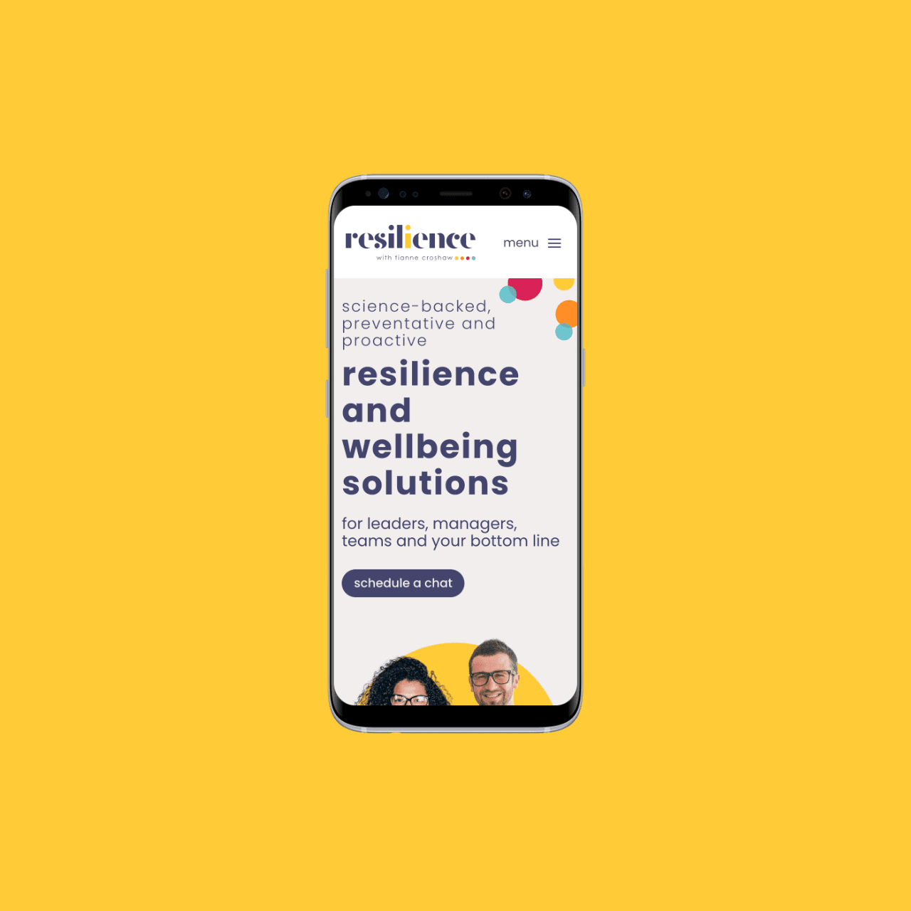 Resilience with Tianne Mobile WordPress Development Resilience with Tianne Mobile WordPress Development