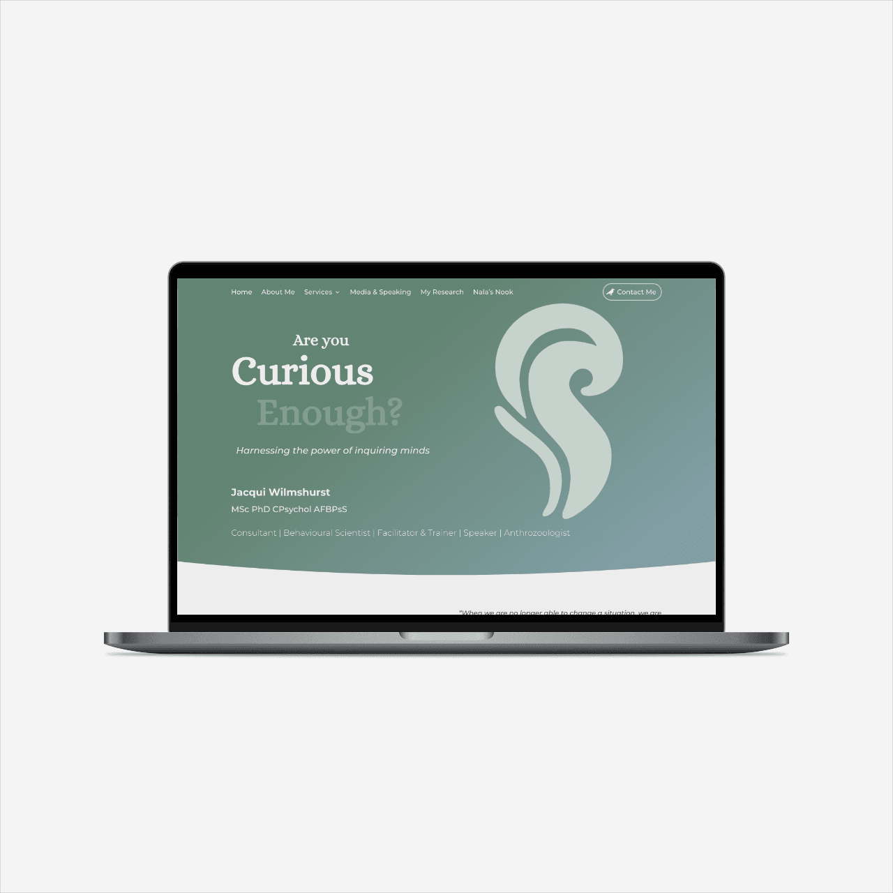 WordPress Web Development for Jacqui Wilmshurst