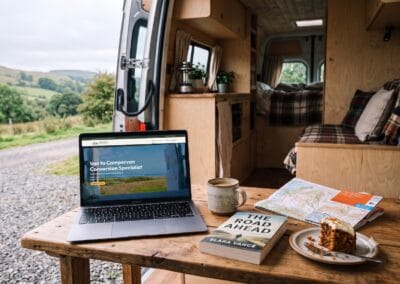 Campervan Conversion Website mockup
